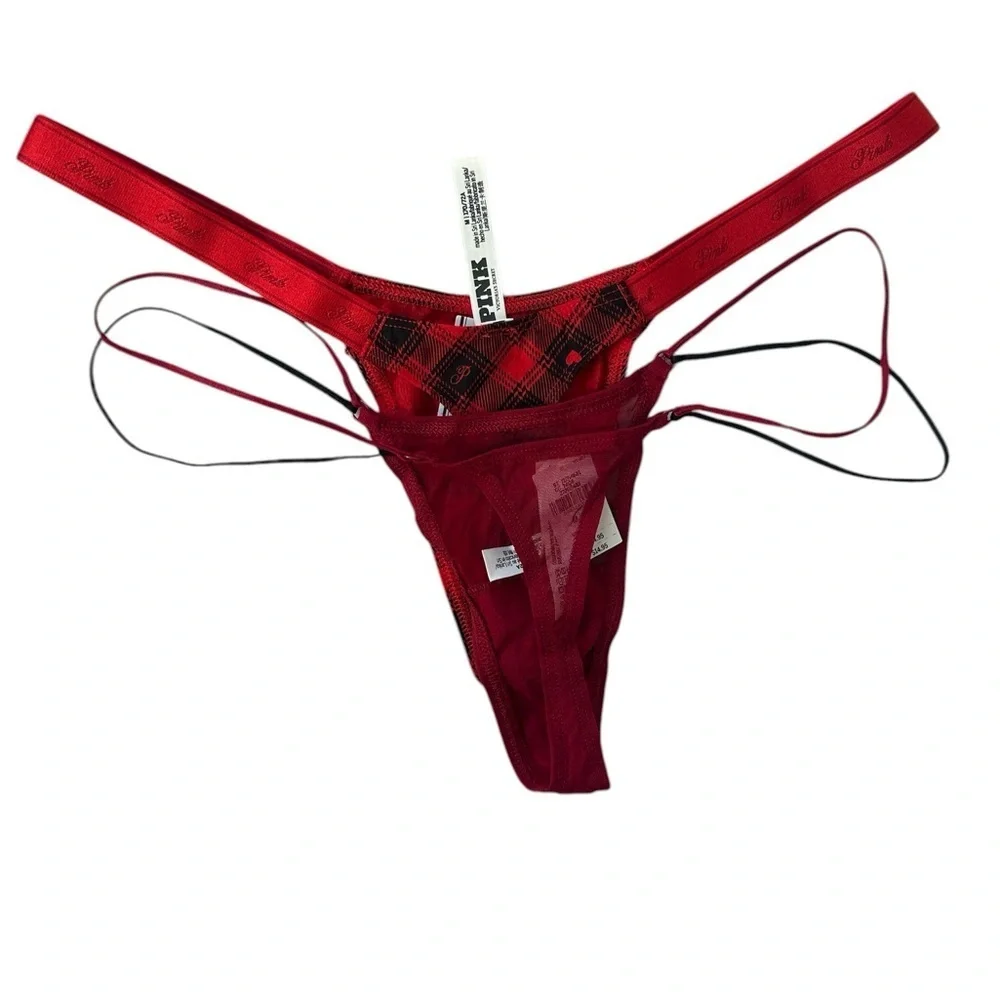 Victoria's Secret Red Plaid Panties